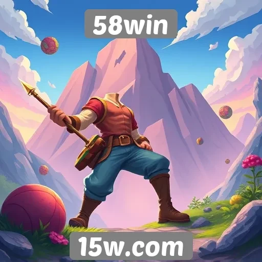 Variedade de jogos disponíveis no 58win